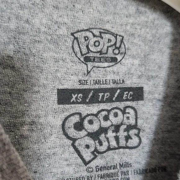 Pop! Cocoa Puffs Kids Gray T-Shirt - Picture 3 of 4